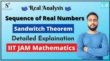Sandwich Theorem for Sequences | Squeeze Theorem | IIT JAM Mathematics | SN Maths Academy