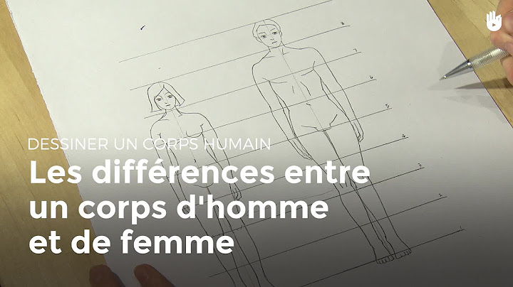 Les Différences Entre Un Corps d'homme et de Femme | Apprendre à dessiner