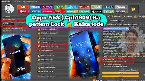 Oppo A5s Pattern Lock Kaise Tode || oppo A5s (cph1909) screen lock unlock tool latest method 2025