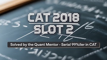 CAT 2018 Slot 2 Question & Answer Q33. Mixtures & Alligation #catpyqs #catpyqdaily #catexam #catprep