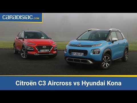 Comparatif Citroën C3 Aircross vs Hyundai Kona