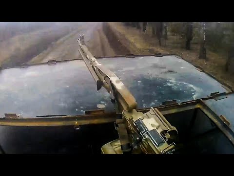 Разведывательные подразделения спецназа в ходе рейдовых действий в Черниговской области