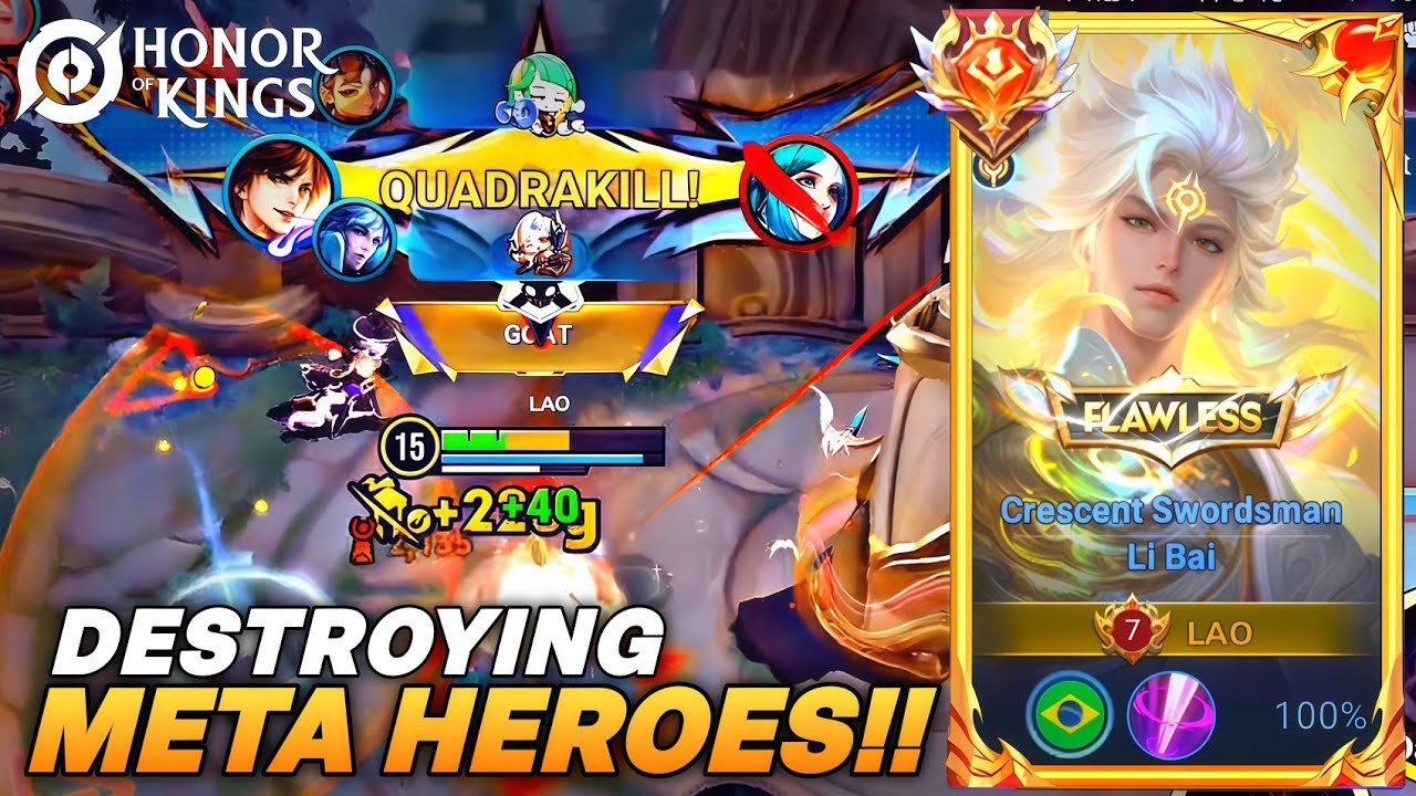 Этот матч доказал всё 😳 Ли Бай превзошёл нынешнюю мету — Honor of Kings