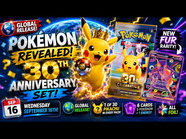 Pokémon's 30th Anniversary Set Revealed! - YouTube