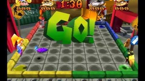 Crash Bash PS1 Gameplay POGO A GOGO
