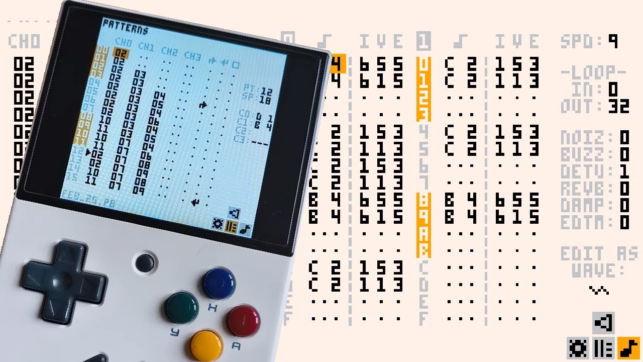Pico Sound Dj - a handheld compatible alternative music editor