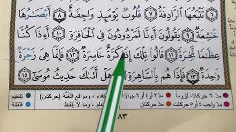 (٢) سورة النازعات  ١٠ - ١٦