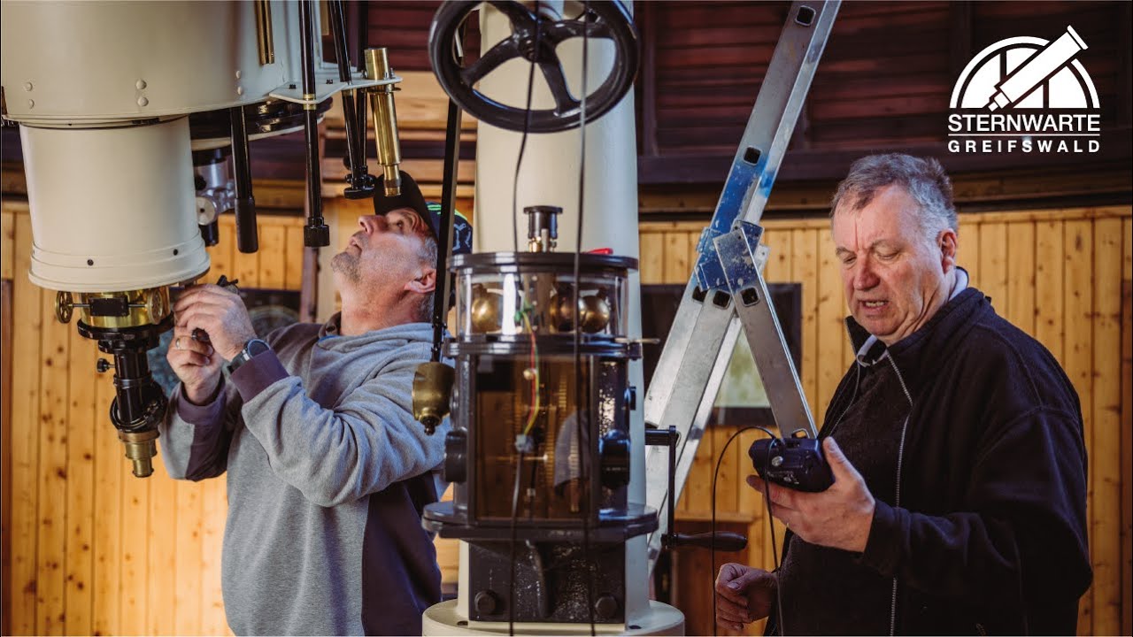 Bester Zustand aller Zeiten | Weltweit einziges CARL-ZEISS-DOPPELTELESKOP | Sternwarte Greifswald