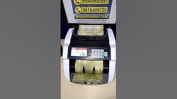 Looking for a reliable note counting machine? Watch this We