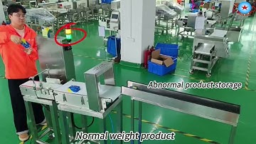 New type rejection system checkweigher machine