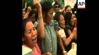 SYND 3 8 74 DEMONSTRATION AGAINST BHUTAN GOVERNMENT