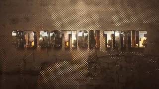3D Actıon Title Opener After Effect Template Free (Tutorial)