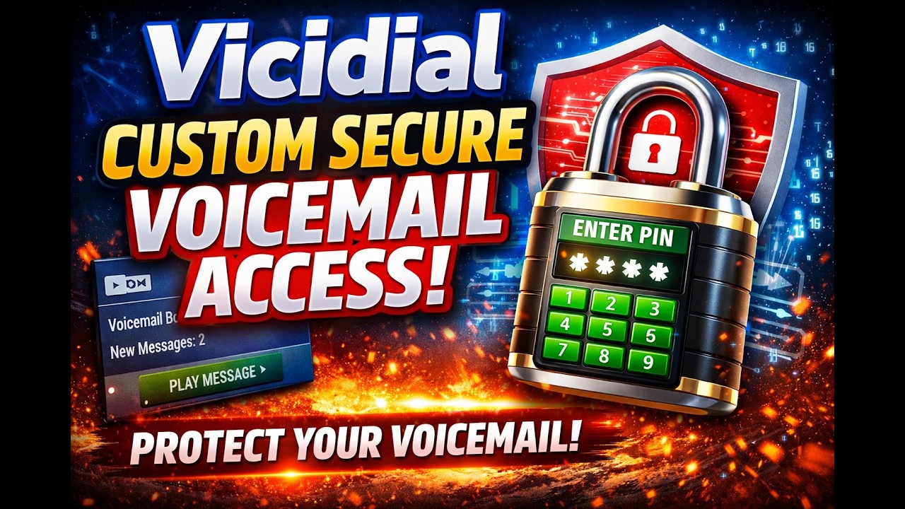Vicidial Custom Secure Voicemail Access