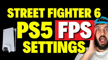 Street Fighter 6 PS5 FPS-instellingen