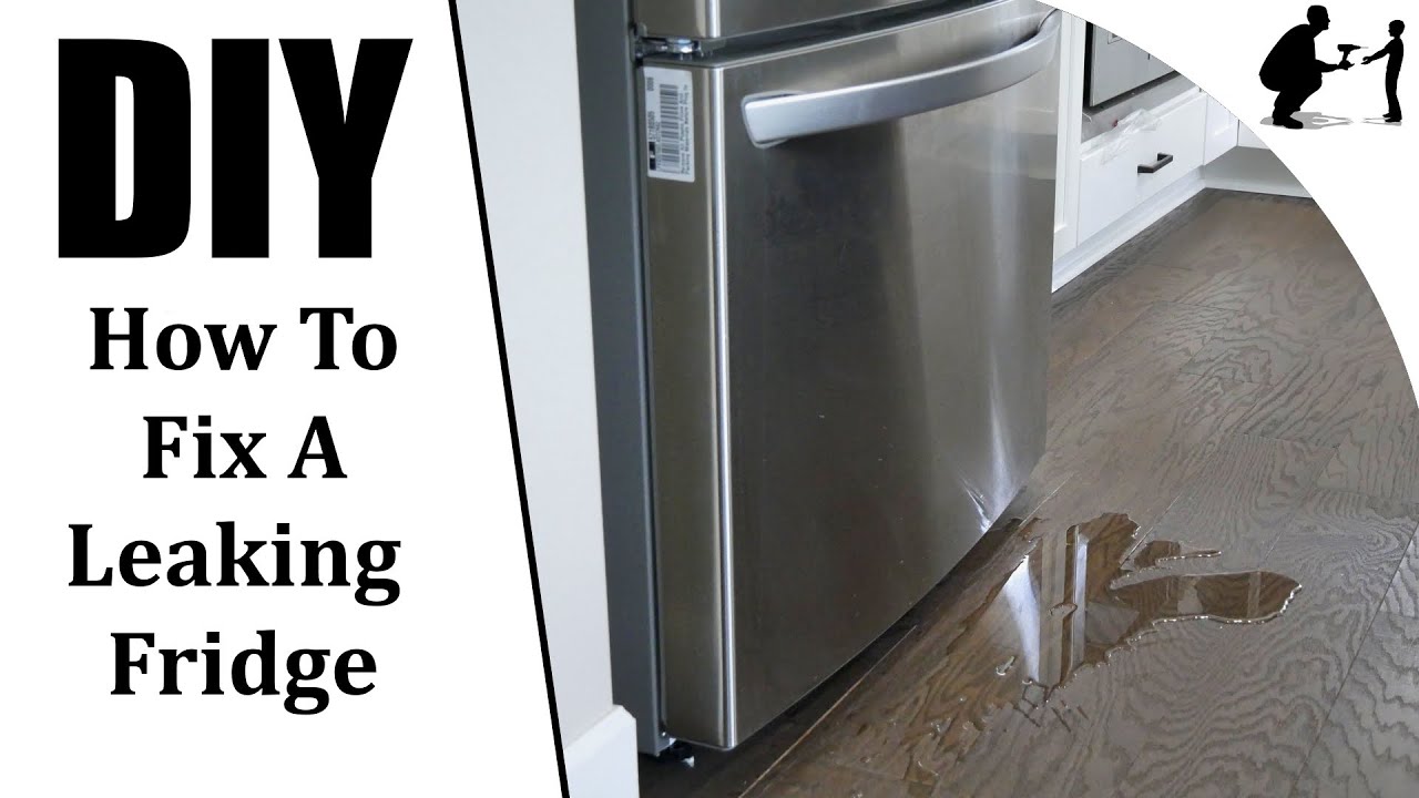 DIY: How To Fix a Clogged Drain Pipe in a Refrigerator 