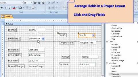 FORM DESIGN in MsACCESS  FINAL 20h 27Ap2012