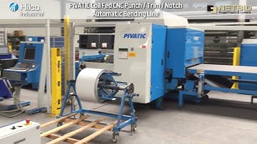 PIVATIC Coil Fed CNC Punch/Trim/Notch Automatic Bending Line