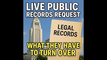 Watch Me File a LIVE Public Records Request – Holding the City Accountable Step by Step