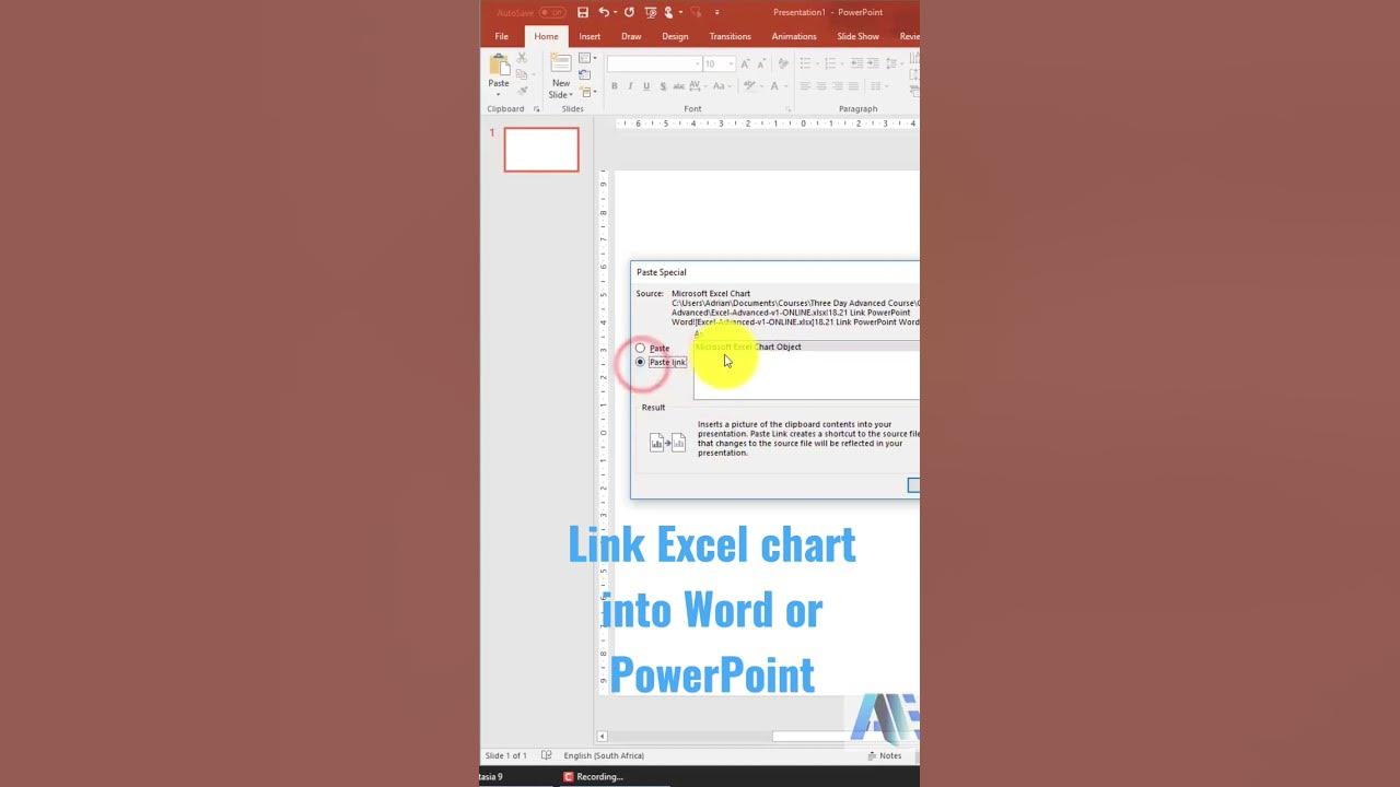 link-chart-into-powerpoint-word-for-auto-updates-youtube