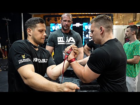 ARM WRESTLING AT KING OF THE TABLE 11 | AFTER PULL