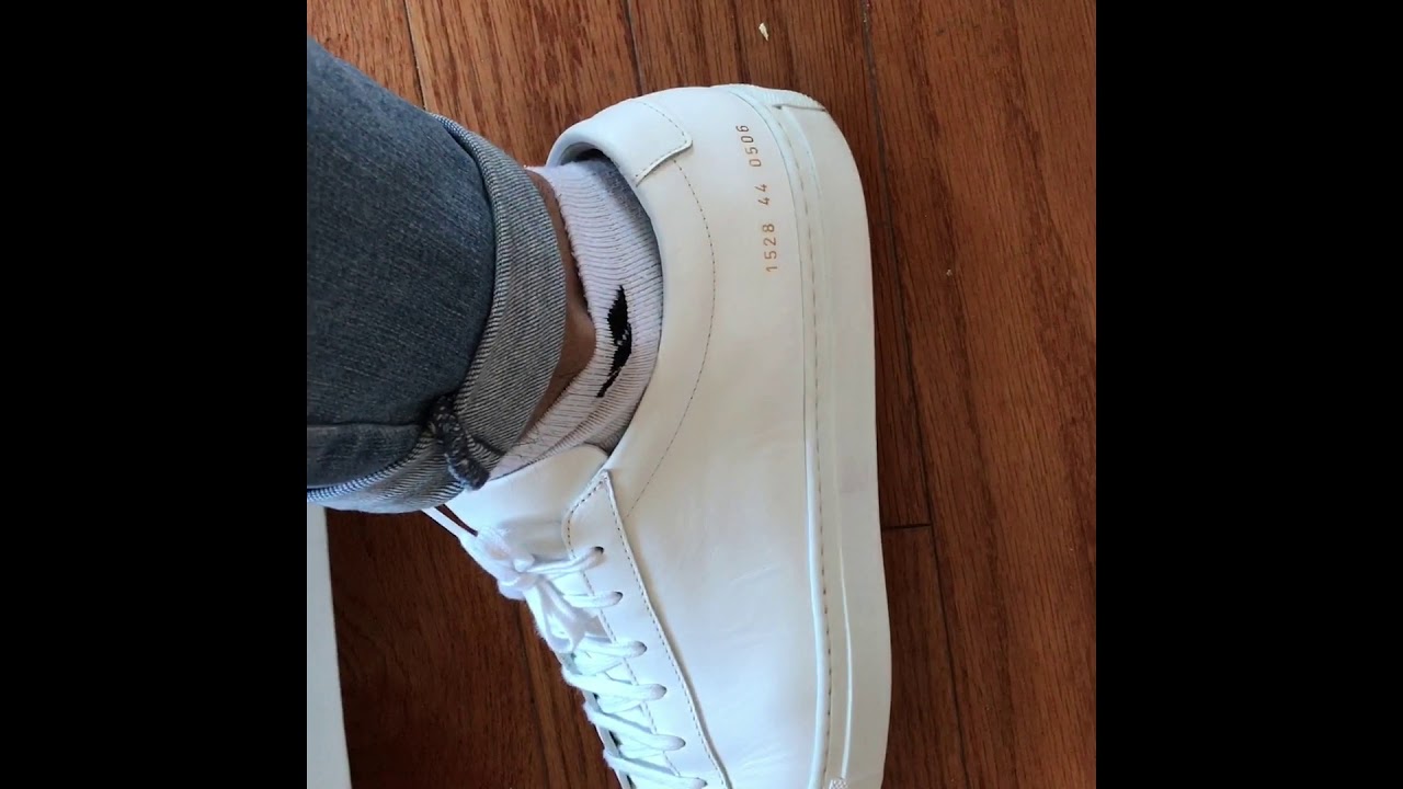common projects on feet