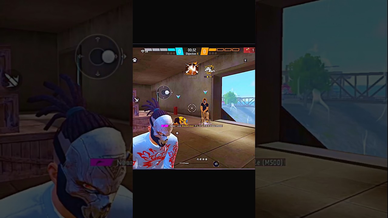 ​🔥 IMPOSSIBLE 1v4 CLUTCH! 😱 Free Fire Quadra Kill Gameplay 🤯 