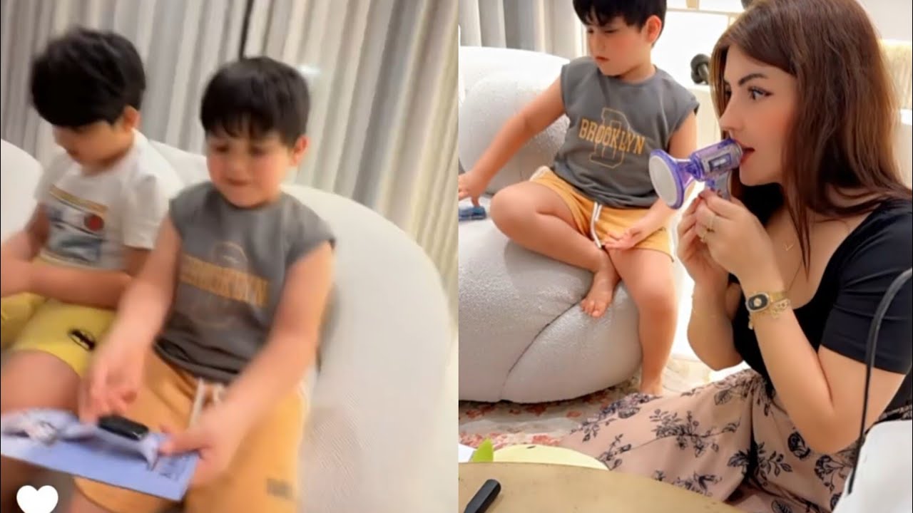 نور وعصام😍 نور وماريتا رجعو على بيت شوفو شو اشترو من صوق 😍🥰