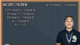 WILSON'S THEOREM Benedicto, BJ J
