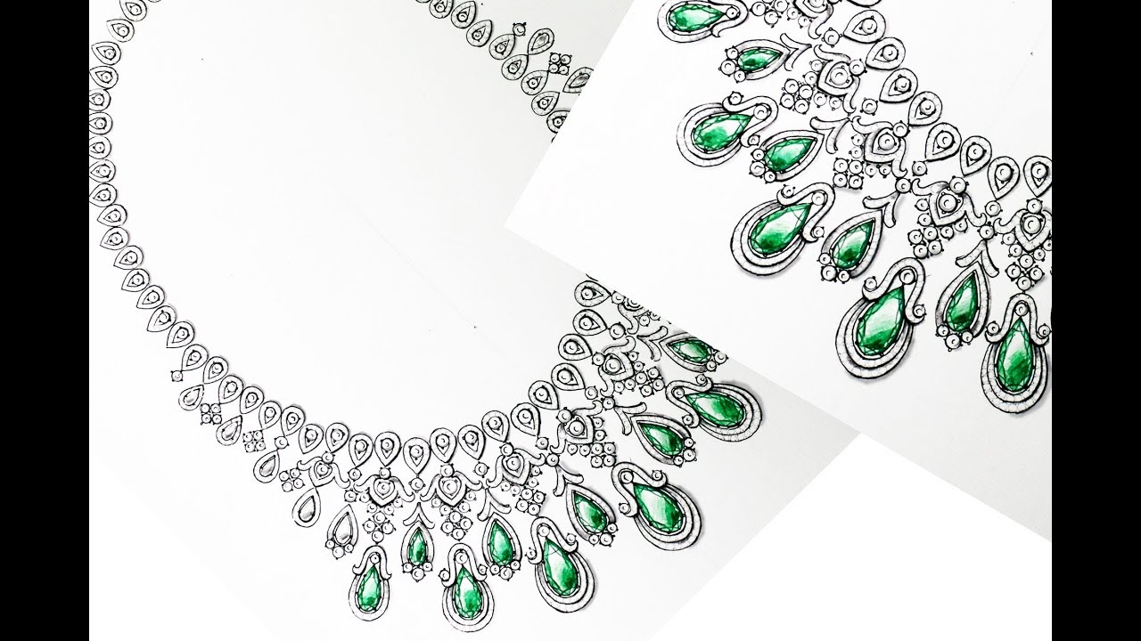 Featured image of post Jewelry Design Drawing Course : A superb way to plan the design of the neckwear in your jewelry line.