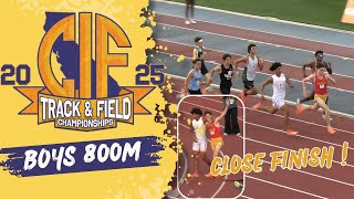 2025 TF - CIF State Meet - Boys 800M Championship
