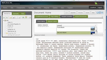 Add a Gallery Selector - MODx Content Management System Training