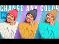 How To Change Colors In Photoshop - 3 Ways To Select And Change ANY Color