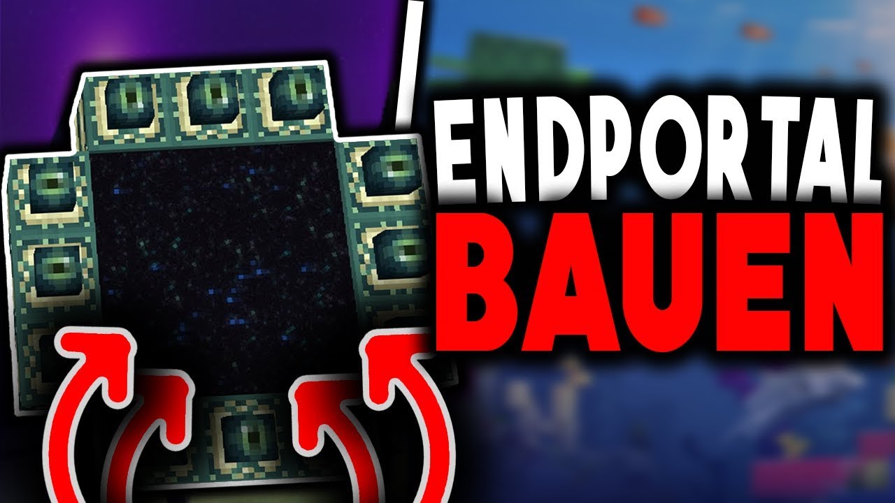 Wie Baut Man Das Enderportal Minecraft Enderportal bauen|End Portal bauen|Wie baut man ein