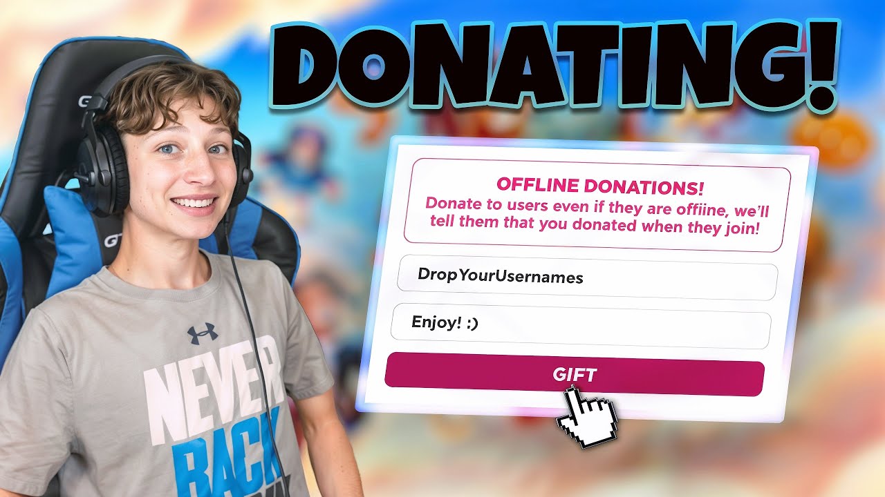 🔴 LIVE DONATING ROBUX TO VIEWERS - YouTube