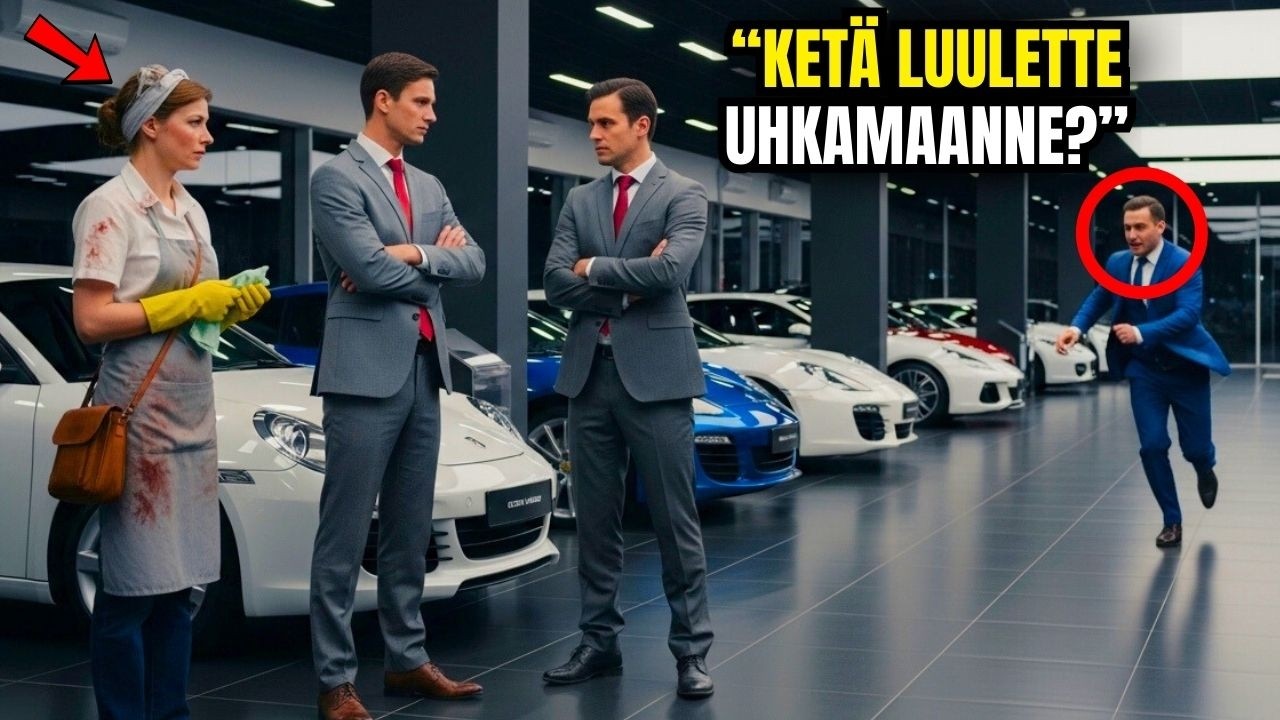 Työntekijät nöyryyttävät siivoojaa kuvittematta, kenelle hän työskenteli, miljonäärille...