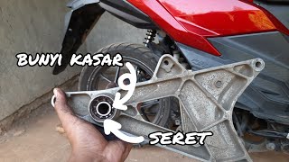 Cara ganti bearing arm vario 125/150