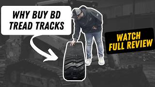 Skid Steer Heavy-Duty BD Tread Rubber Tracks Demo | Best All-Around Replacement Track
