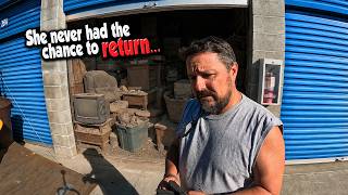 She PASSED AWAY and left everything behind... I bought her storage unit!