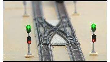 TS5 dual-track model railroad signal control circuit