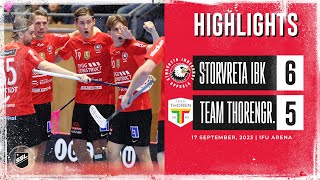 Highlights Storvreta IBK vs Team Thorengruppen SK 6-5