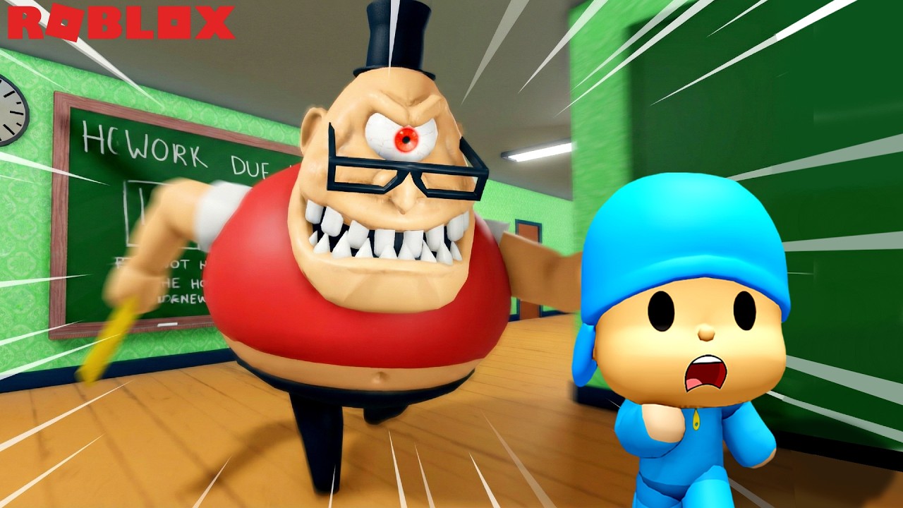 MR. STINKY GAVE POCOYO DETENTION… NOW HE MUST ESCAPE! (ROBLOX  OBBY)