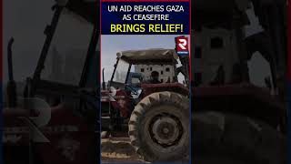 Gaza Ceasefire Deal News: First Aid Trucks Enter Gaza As Israel-Hamas Ceasefire Takes Effect | RTV