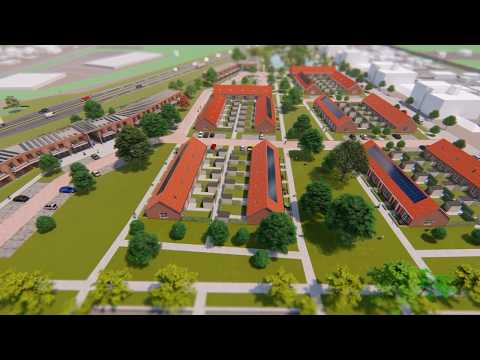 Animatie nieuwbouw 110 woningen Harlingen