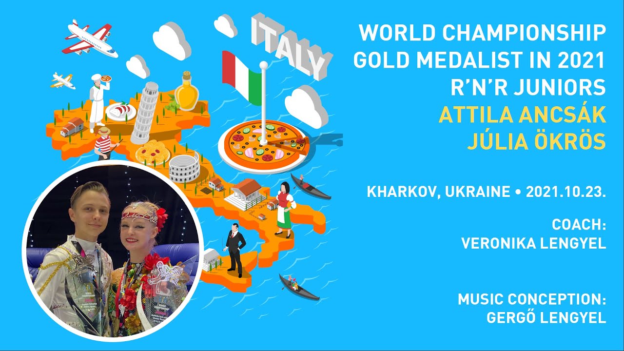 ROCK AND MAGIC SE, Hungary - Ancsák Attila - Ökrös Júlia - junior couples - World Championship 2021