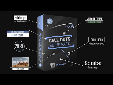 CALL OUTS PACK for EDIUS