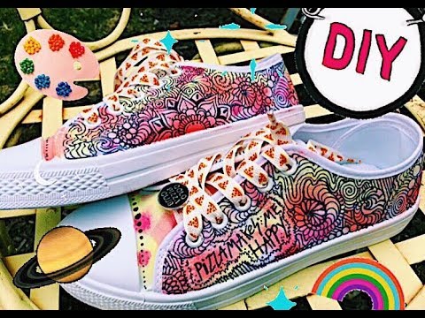 HOW TO PAINT YOUR OWN SHOES! - YouTube