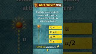 NEET Physics MCQ Solved | #NEETPhysics#NEET2026#NCERTPhysics#MotionInStraightLine#PhysicsConcepts