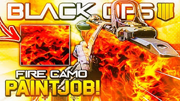 HOW TO MAKE FIRE CAMO IN BLACK OPS 4! ( EASY FIRE CAMO PAINTJOB TUTORIAL IN BO4! ) EASY TO FOLLOW!