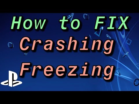 How to FIX Your Crashing or Freezing PS4!