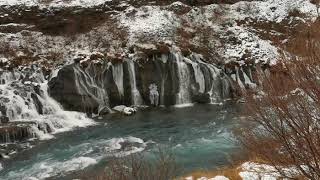 Hraunfossar waterfall, Iceland